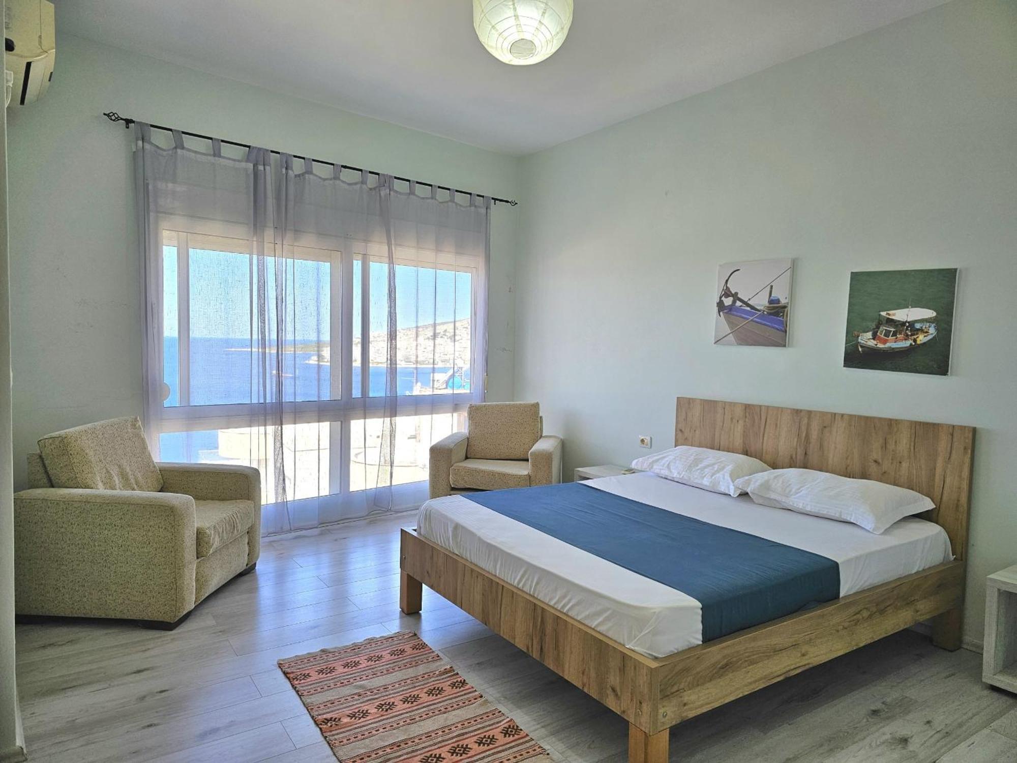 Sunset Penthouse Lägenhet Sarandë Exteriör bild
